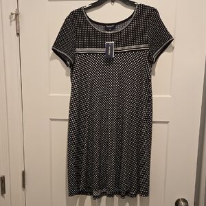 Max EDITION Black and White Polka Dot Dress